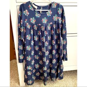 Mini Boden Long Sleeved Floral Dress Size 5/6